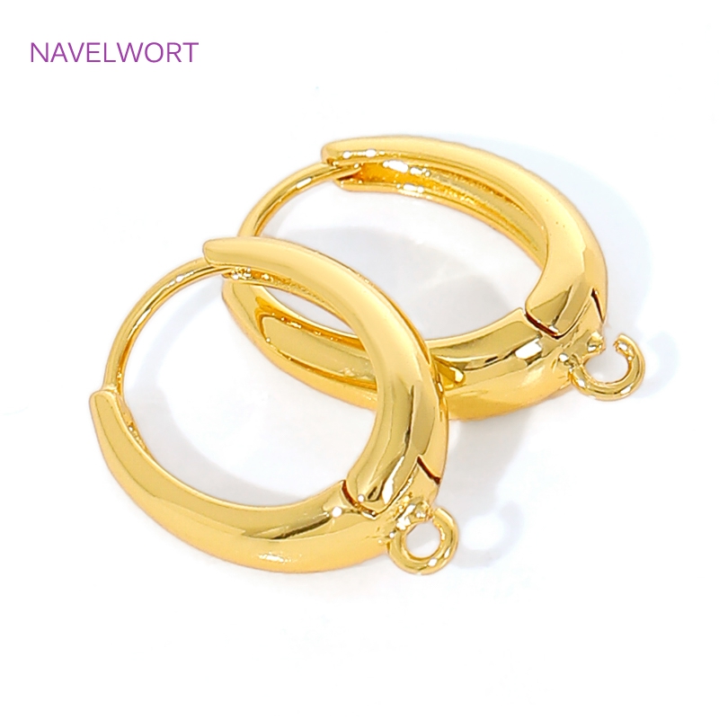 Jewelry Making Earring Supplies - швензы для сережек 18-каратное позолоченное латунное