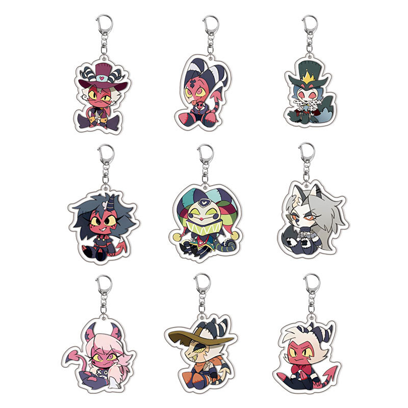 Jewelry Making Resin - Новые акриловые брелоки Hazbin Hotel: популярные