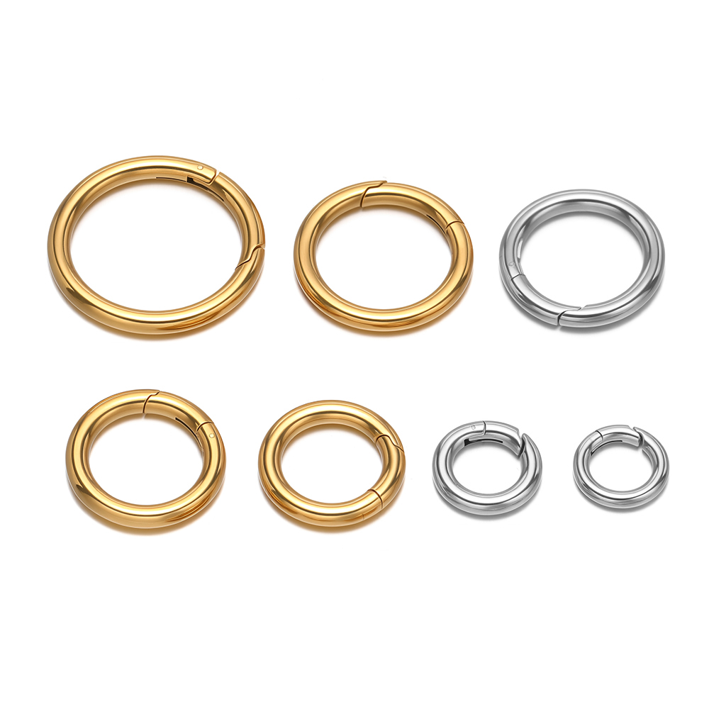 Jewelry Making Gold - 2 шт./лот, круглые пружинные застежки из