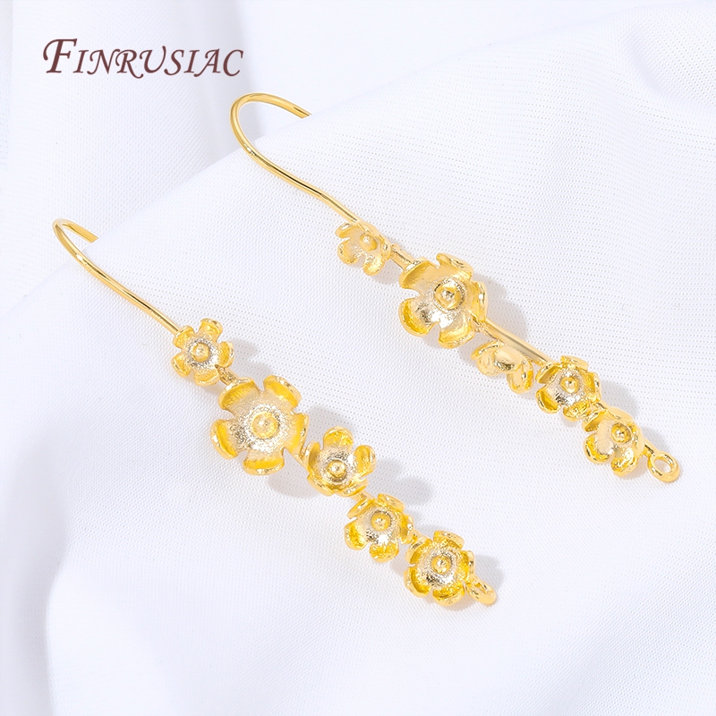 Jewelry Making Earring Supplies - фурнитура для сережек,Позолоченные 18-каратным золотом серьги-крючки