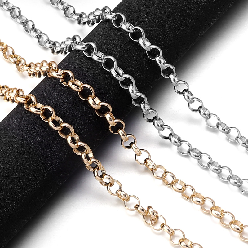 Chain Roll Cable - 5 ярдов/рулонов, алюминиевые крестовые цепи, О-образная