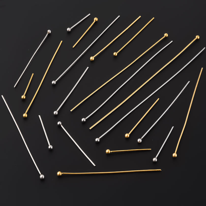 50 шт./лот, 18-каратные позоло – обзор и цена Jewelry Making Eye Pins