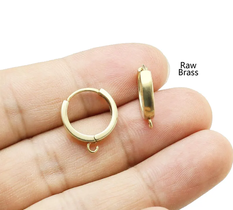 10 шт. латунные ушные обручи,  – обзор и цена Jewelry Making Earring Supplies