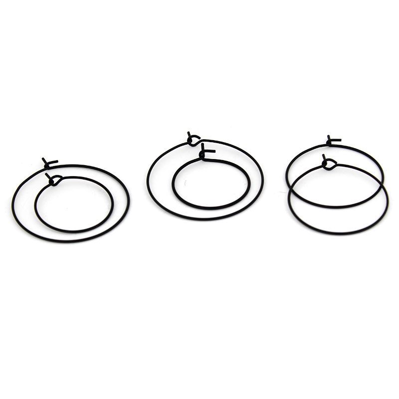 20 шт. 20 мм 25 мм 30 мм черны – обзор и цена Jewelry Making Earring Supplies