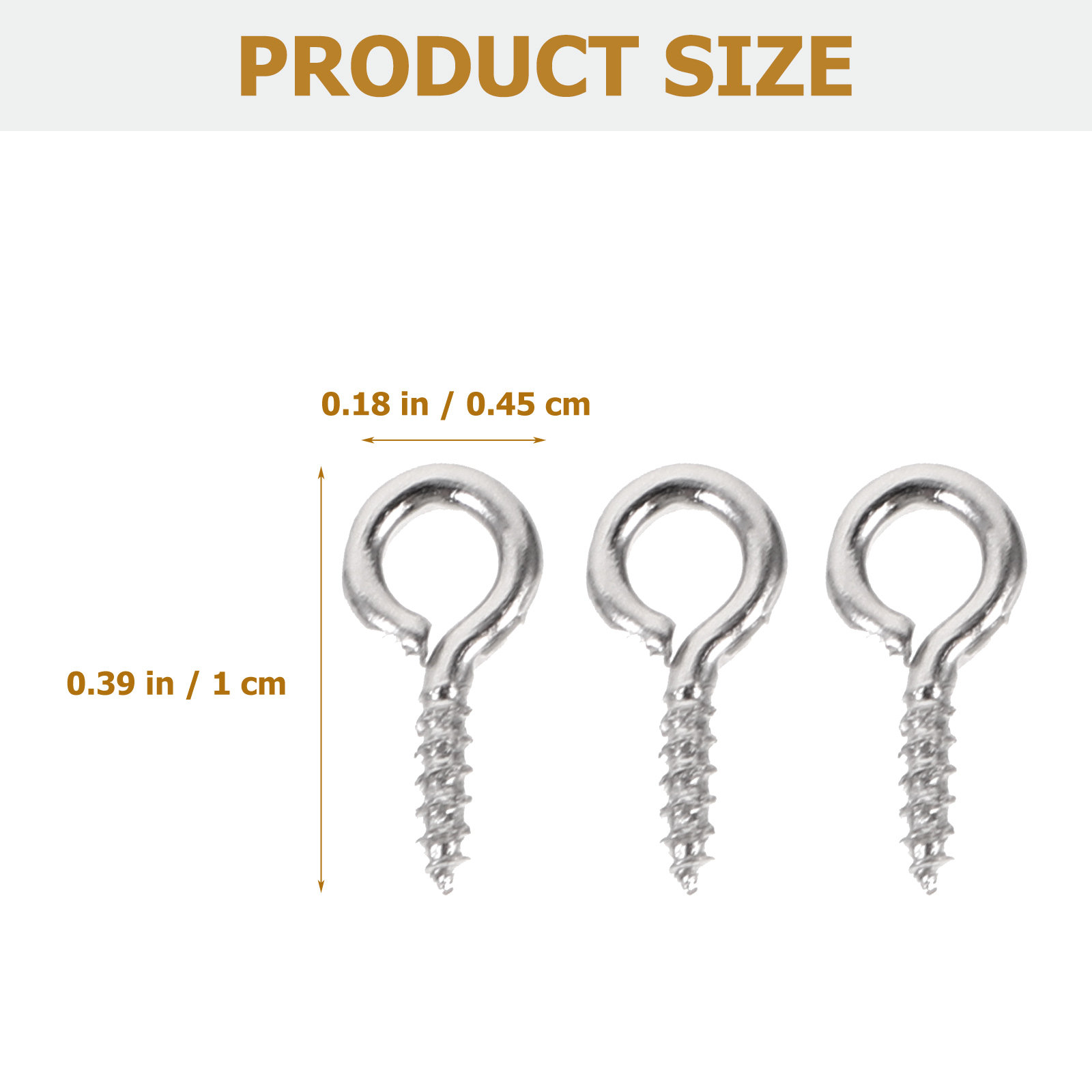 500 шт. мини-шпилек с винтовым – обзор и цена Jewelry Making Eye Pins