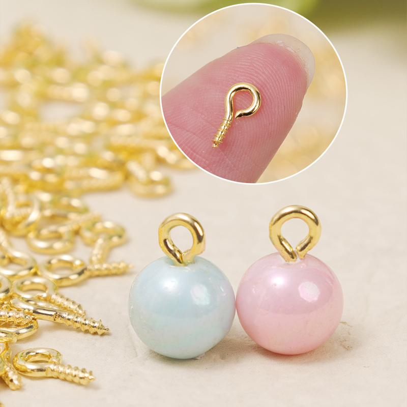 8/10 мм мини-винтовые шпильки  – обзор и цена Jewelry Making Eye Pins