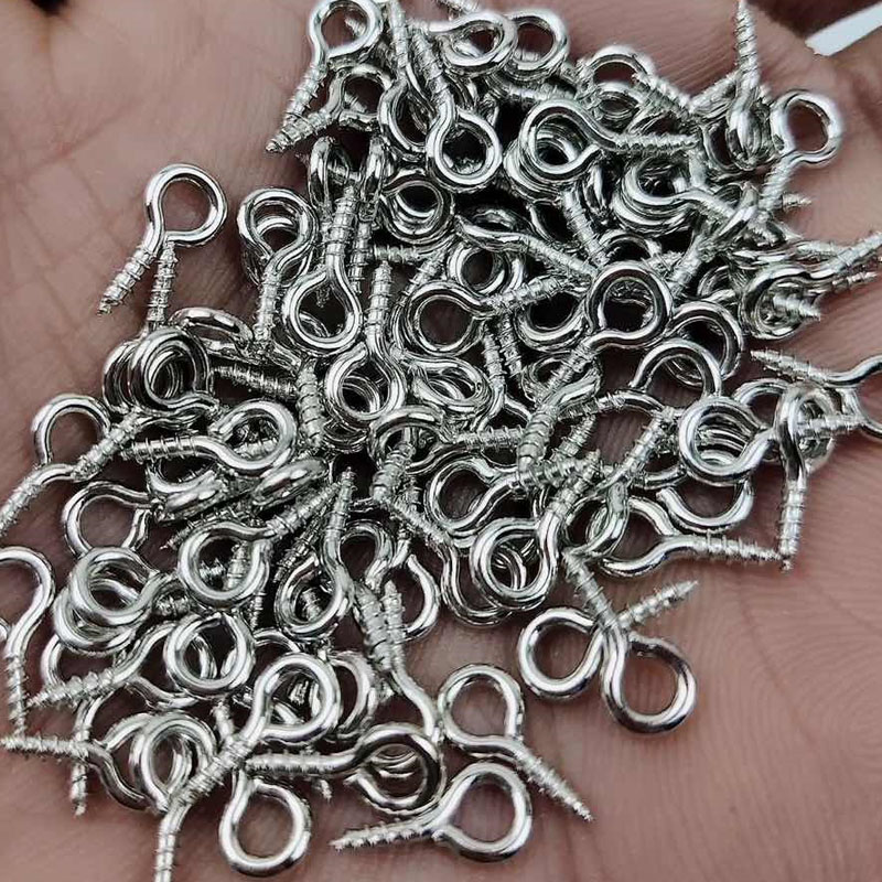 8/10 мм мини-винтовые шпильки  – обзор и цена Jewelry Making Eye Pins