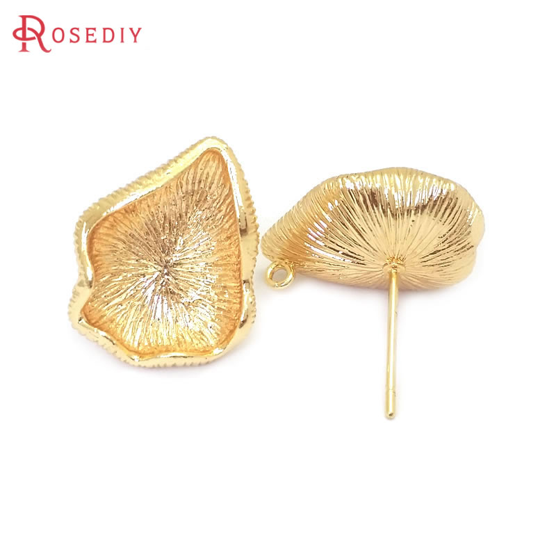 Серьги-гвоздики латунные в вид – обзор и цена Jewelry Making Earring Supplies