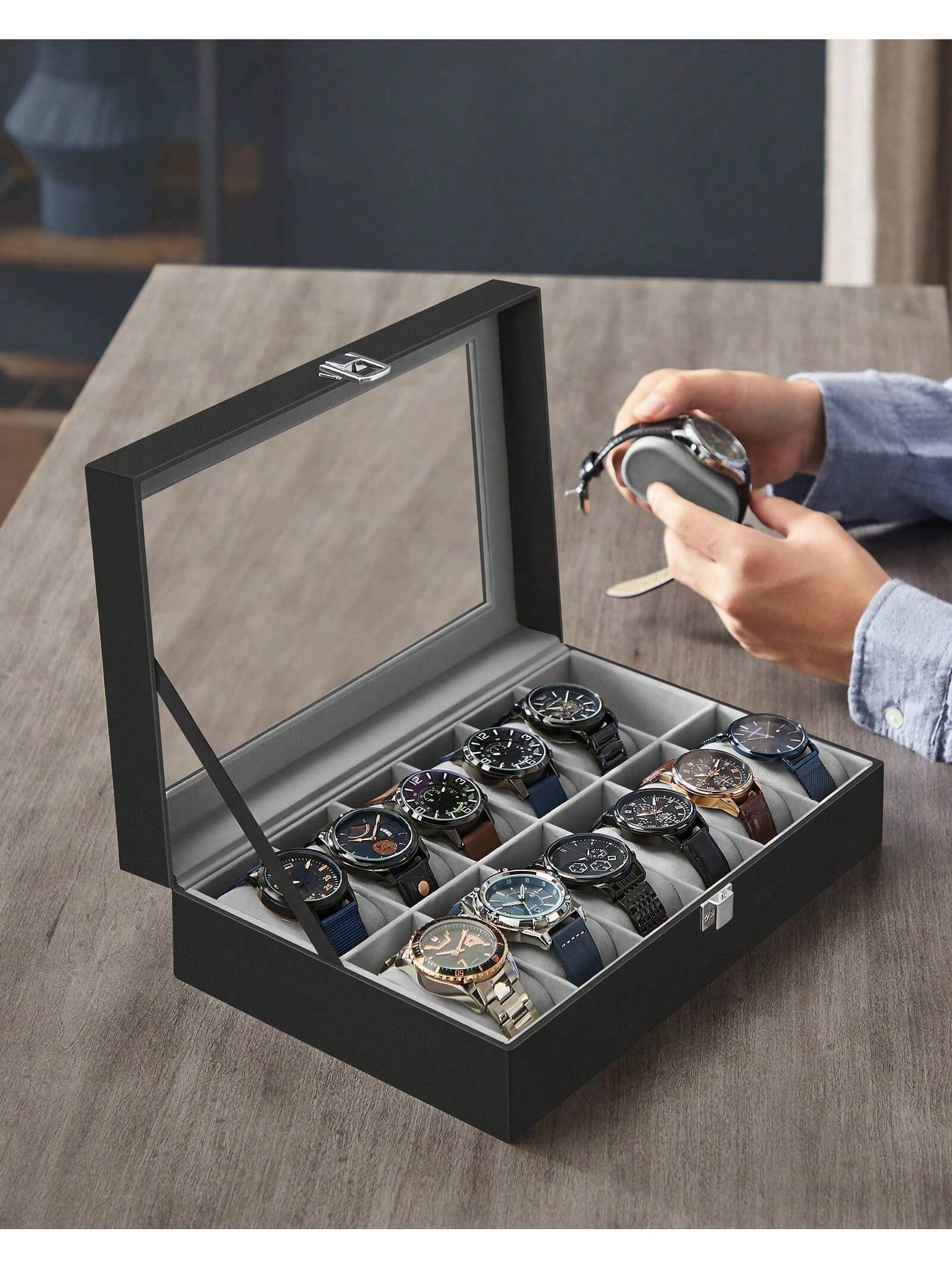 Шкатулка для часов на 12 отдел – обзор и цена Jewelry Making Organizer Box