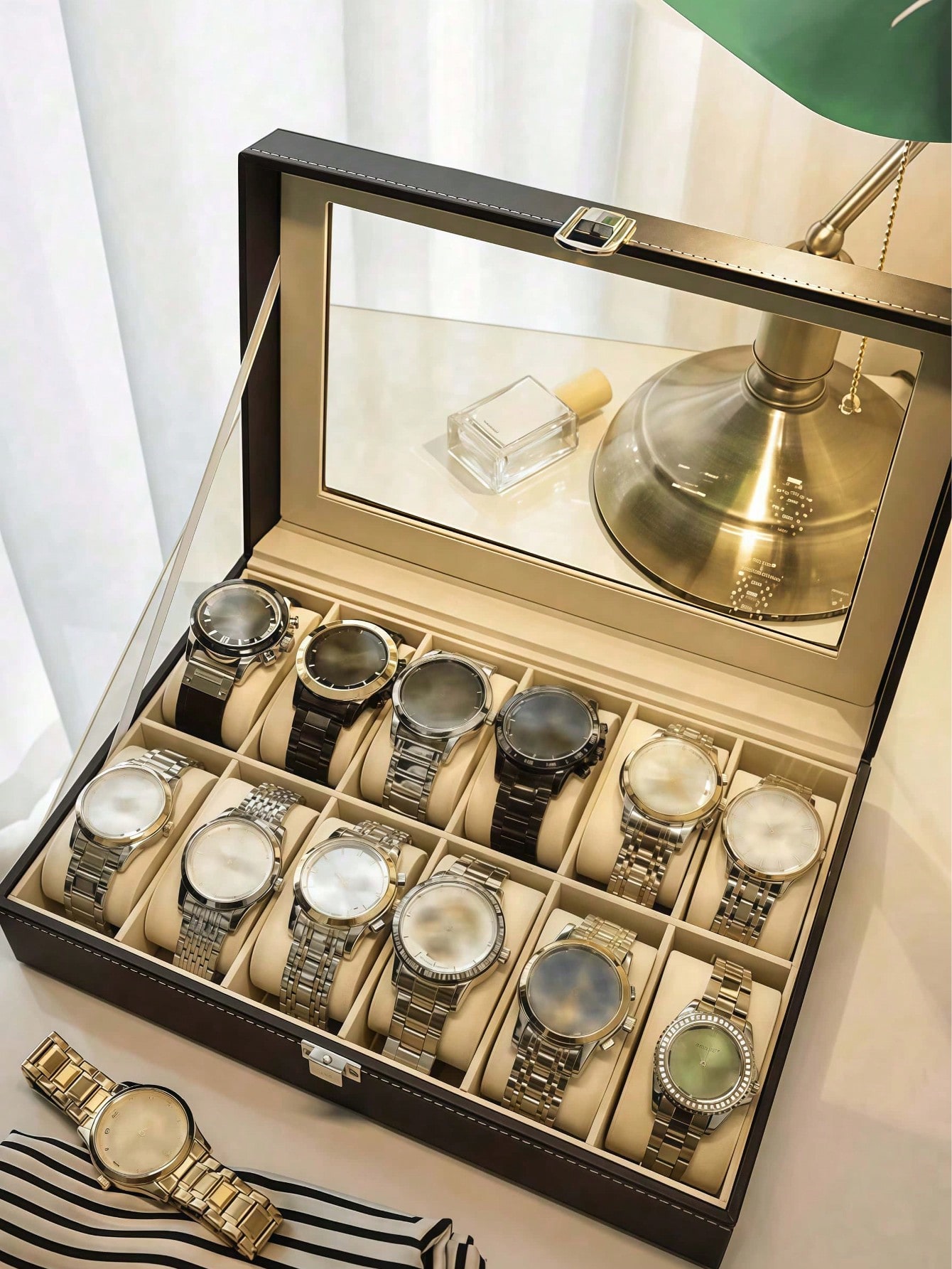 Кожаная шкатулка для часов с з – обзор и цена Jewelry Making Organizer Box