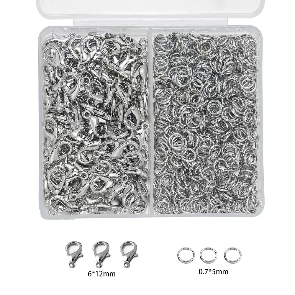 150 шт./кор. серебряные застеж – обзор и цена Jewelry Making Organizer Box