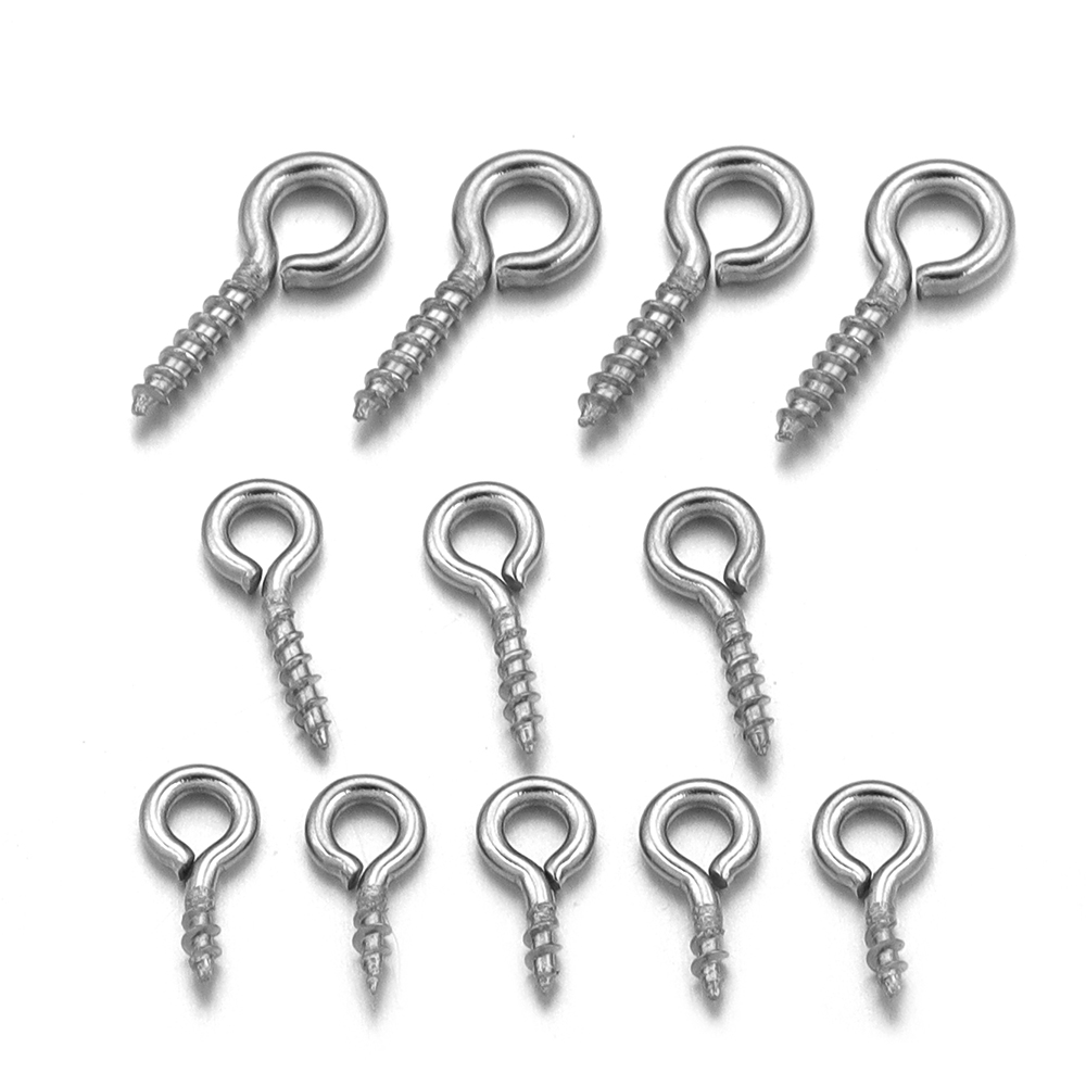 100 шт. / партия нержавеющей с – обзор и цена Jewelry Making Eye Pins