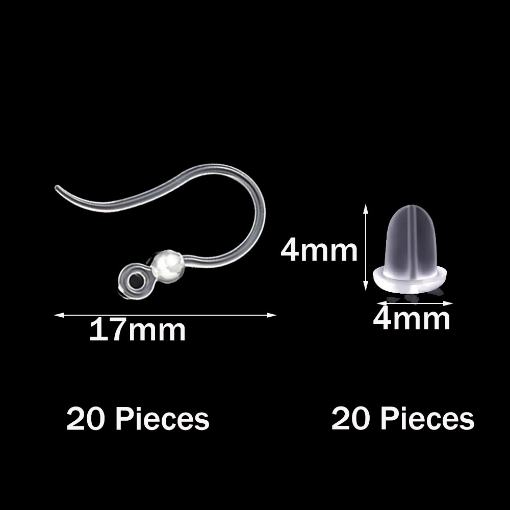 40 шт. прозрачные пластиковые  – обзор и цена Jewelry Making Resin