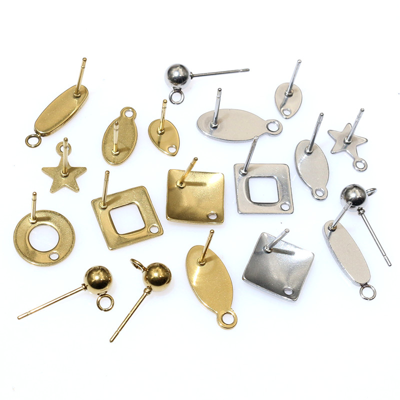 20 шт. Из нержавеющей стали ре – обзор и цена Jewelry Making Earring Supplies