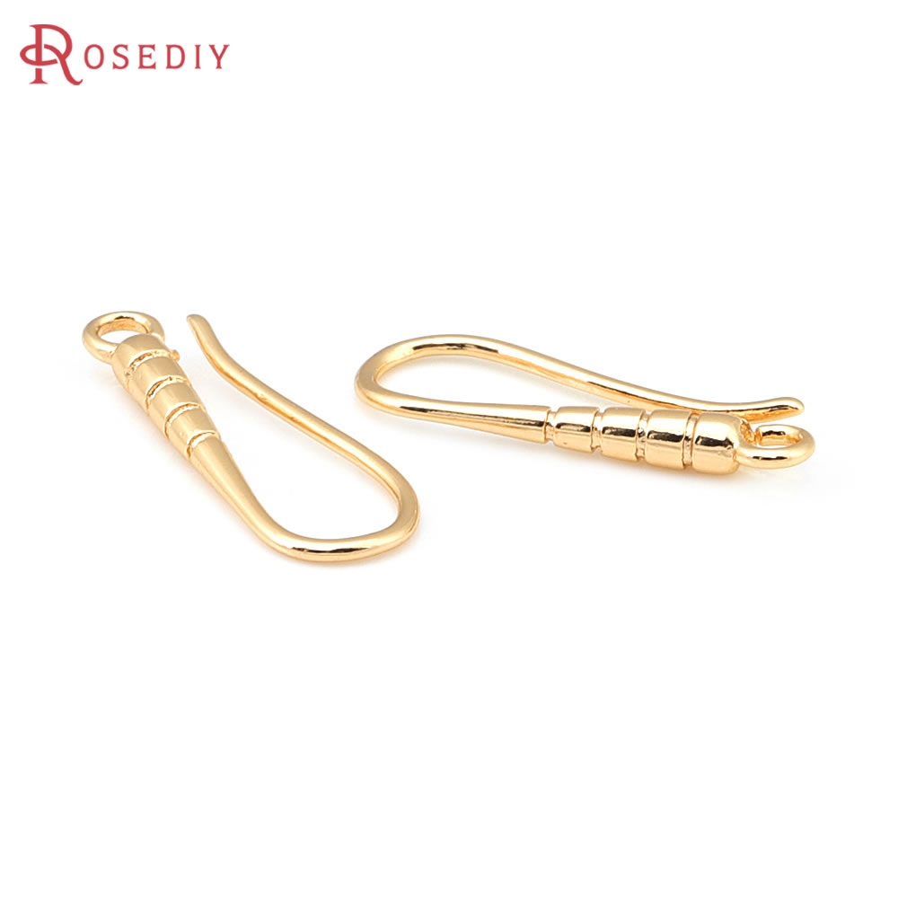 10 шт. 19,5x7 мм 18-каратное з – обзор и цена Jewelry Making Earring Supplies