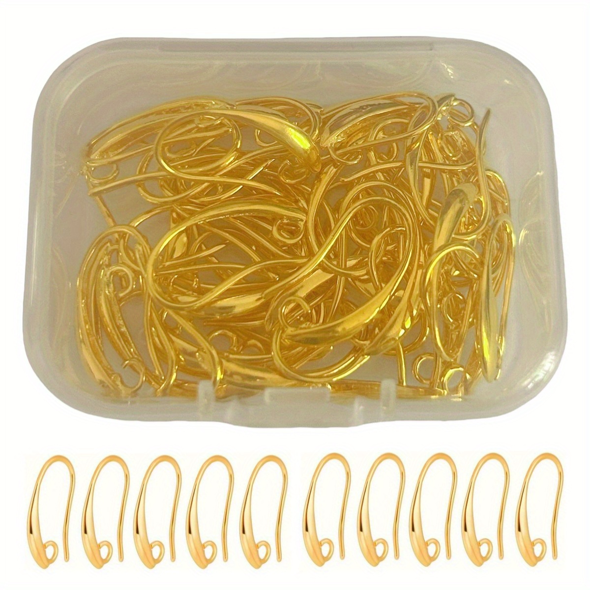 1 коробка золотистых и смешанн – обзор и цена Jewelry Making Earring Supplies